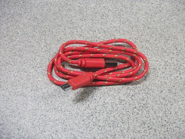USB кабель MicroUSB плетеный цветной