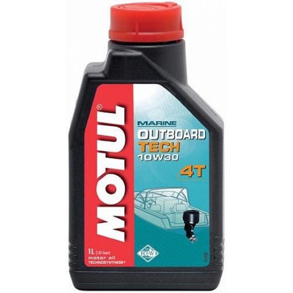 Масло моторное   MOTUL   OUTBOARD  TECH   4Т   SAE 10W-30    1 л