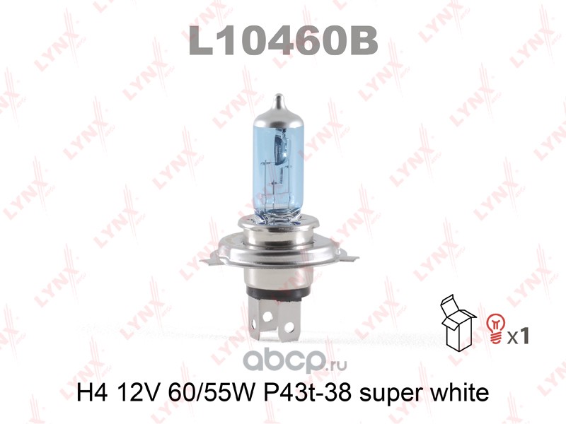 H4   12v 55/60w   LYNXauto      P43T-38