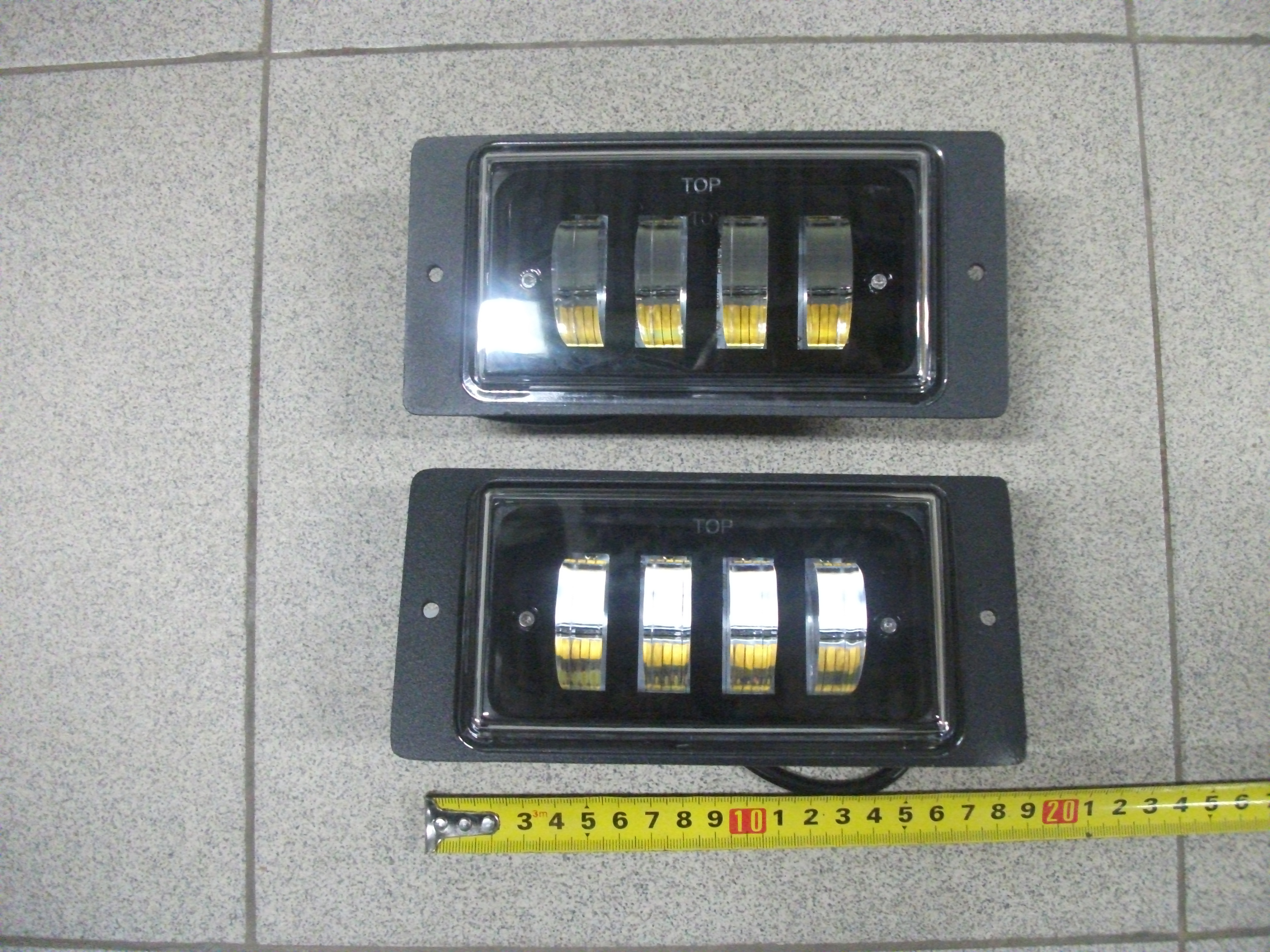 Фара   Противотуманная   2110  LED   линза Белый-Жёлтый + Регулировка