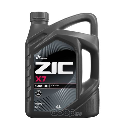 Масло моторное   ZIC  X7  SAE 5W-30  A3/B4  SL/CF   4 л 