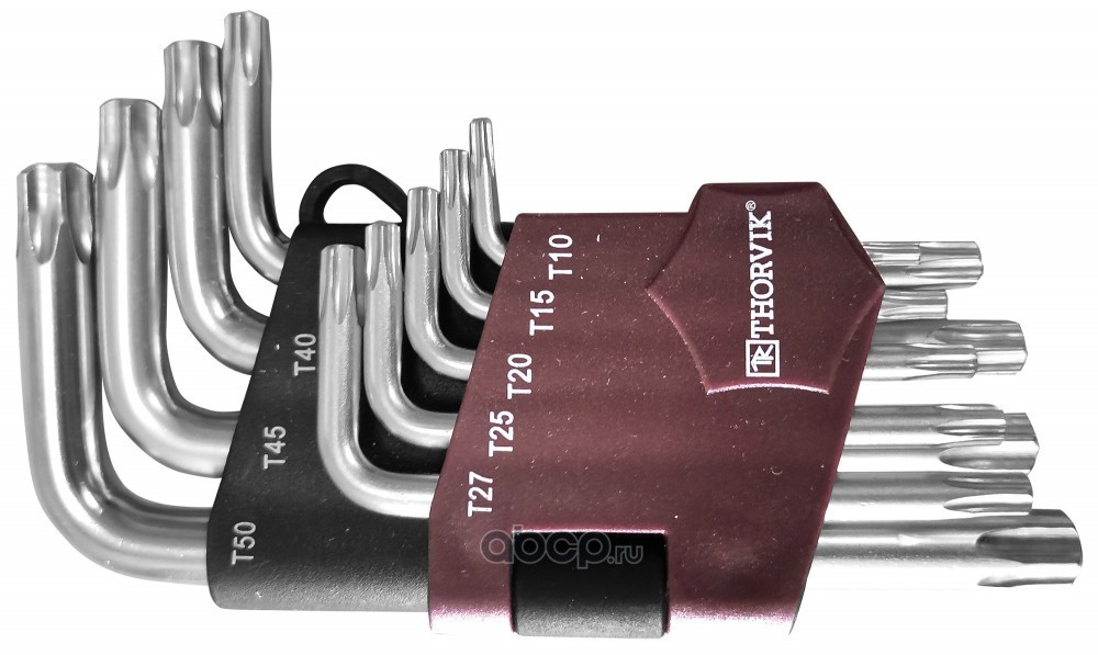 Набор  ключей  TORX 9шт. коротких  Т10-Т50   THORVIK