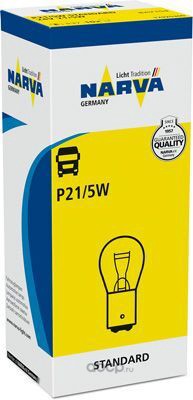 P21/5W 24V   Белая   Цоколь  ( Прямая )   NARVA