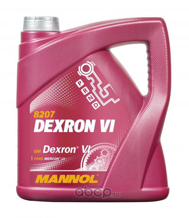 Масло трансмиссионное   MANNOL   ATF DEXRON VI   синтетика  4л