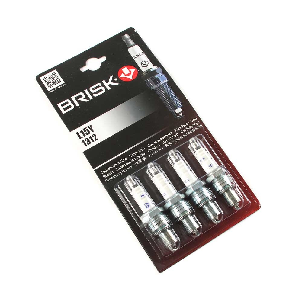Свечи зажигания ВАЗ-2101-07  карбюратор  (BRISK) L15Y     (блистер 4 шт)