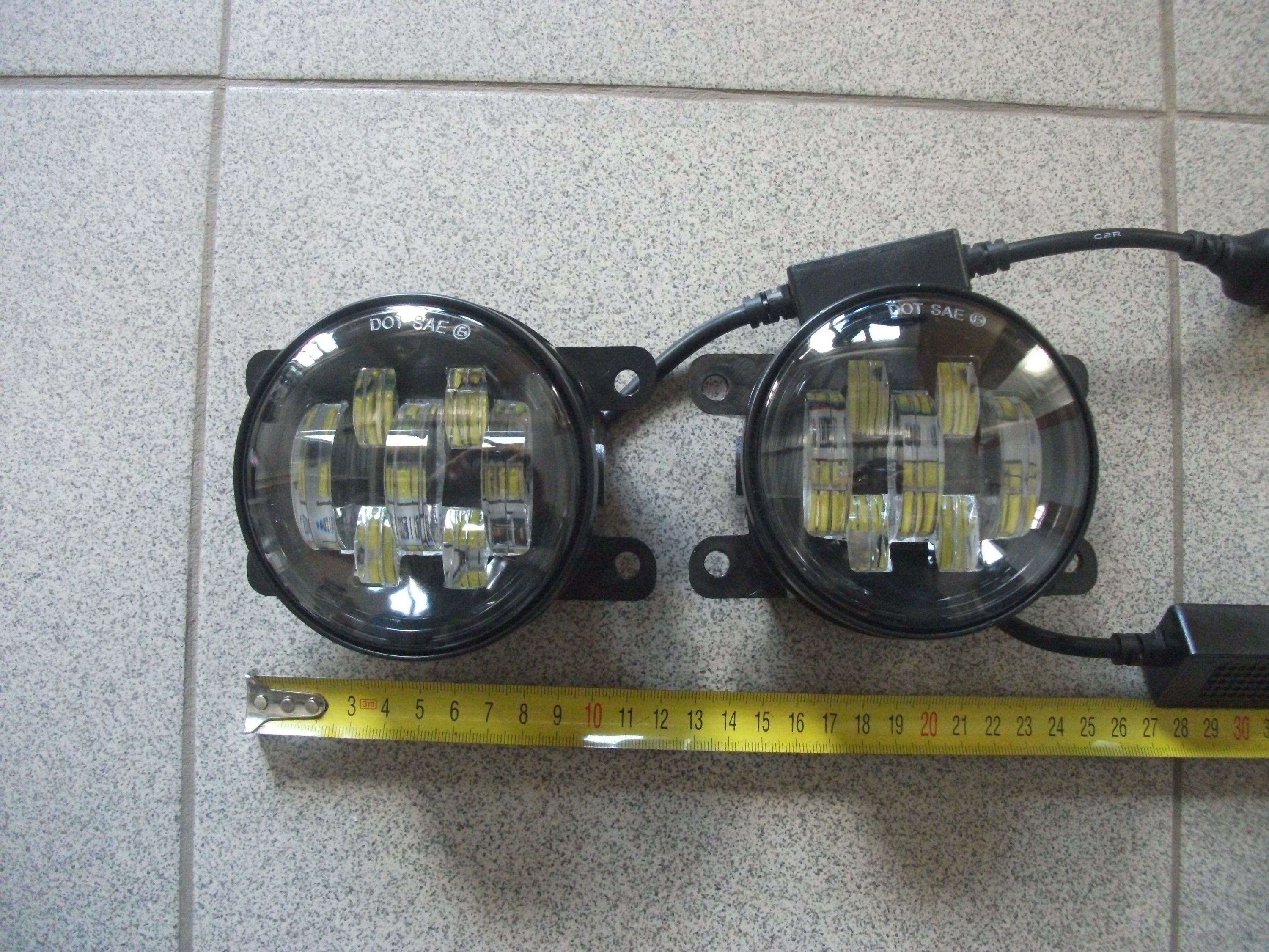 Фара   Противотуманная  LED   линза+  ближ/дал     2190FL, VESTA, RENAULT  с регулировкой   70w
