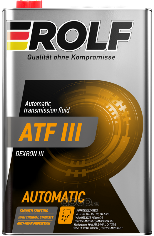 Масло трансмиссионное   ROLF   ATF DEXRON III   1л