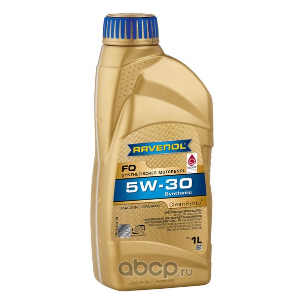 Масло моторное   RAVENOL FO  SAE 5W-30  A5/B5  SL/CF   1 л   