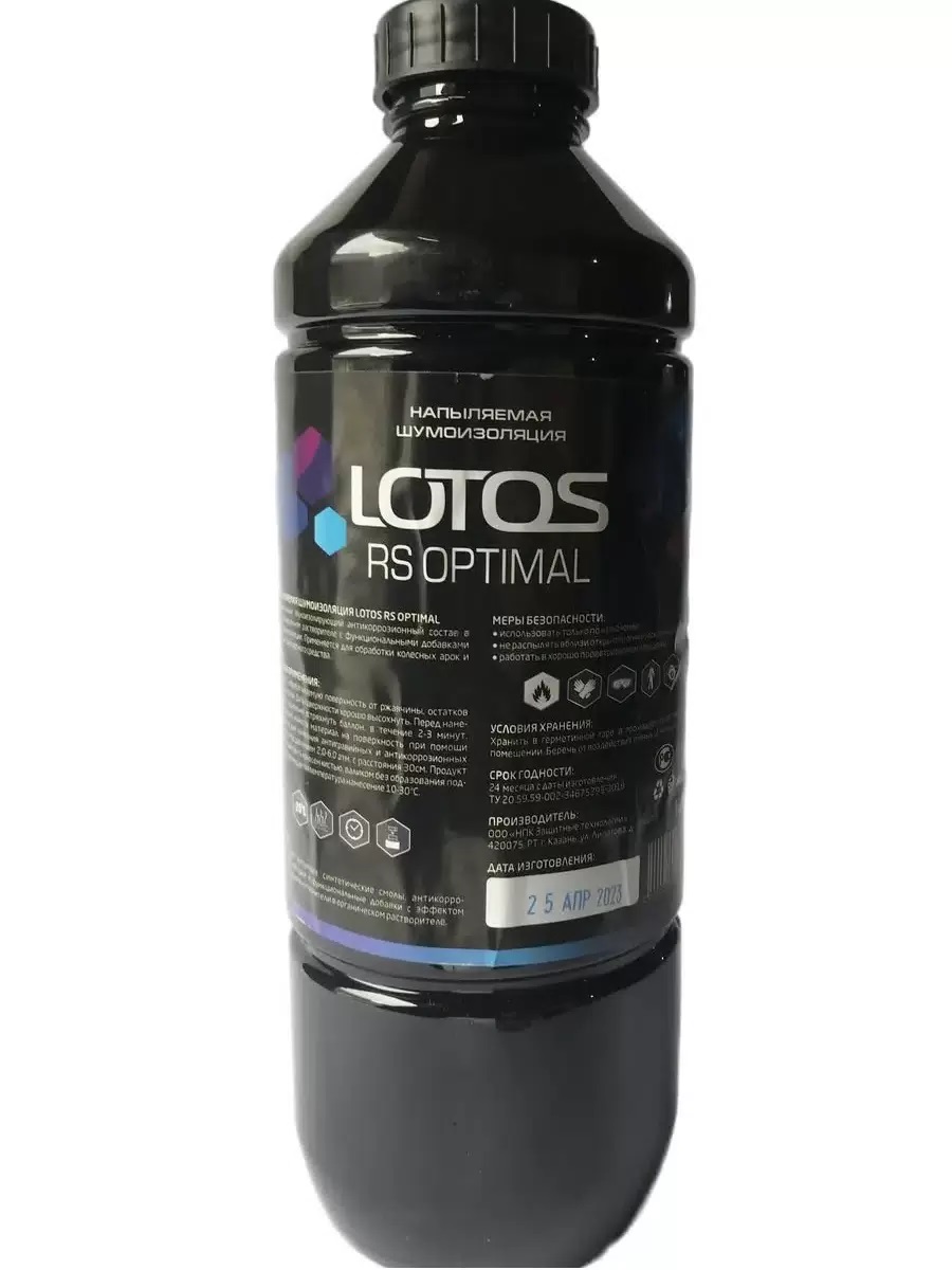 Мастика    LOTOS  RS Optimal   АНТИШУМ  1л