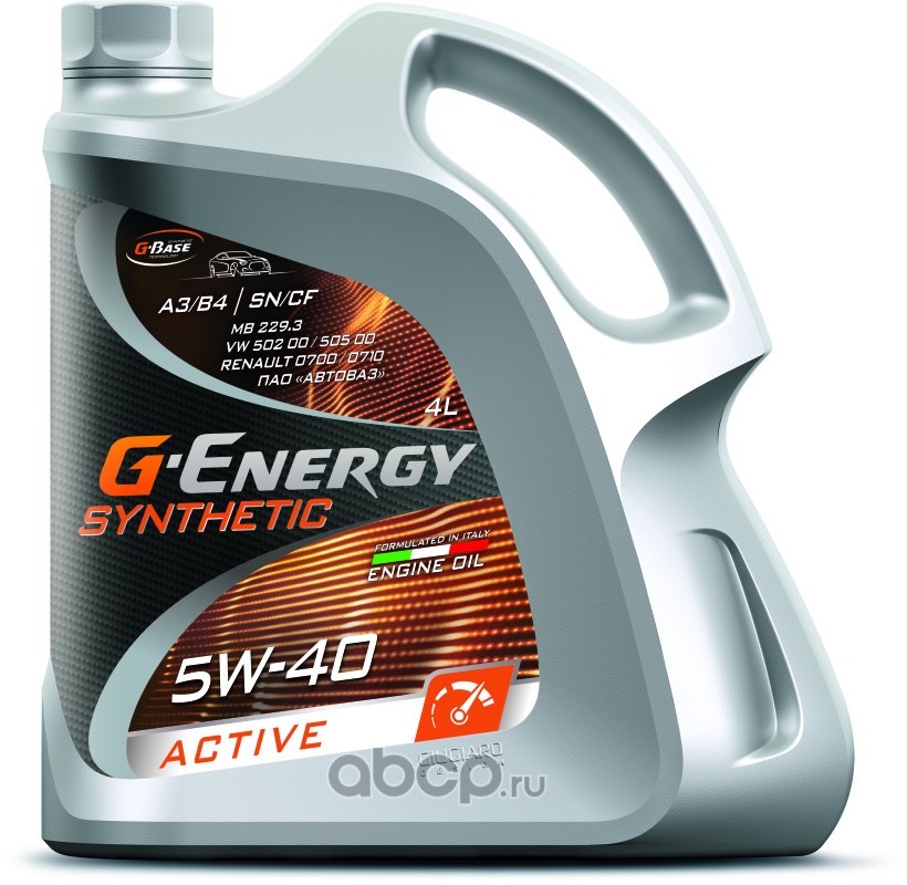 Масло моторное   G-ENERGY  SAE 5W-40  A3/B4  SN/CF   4 л