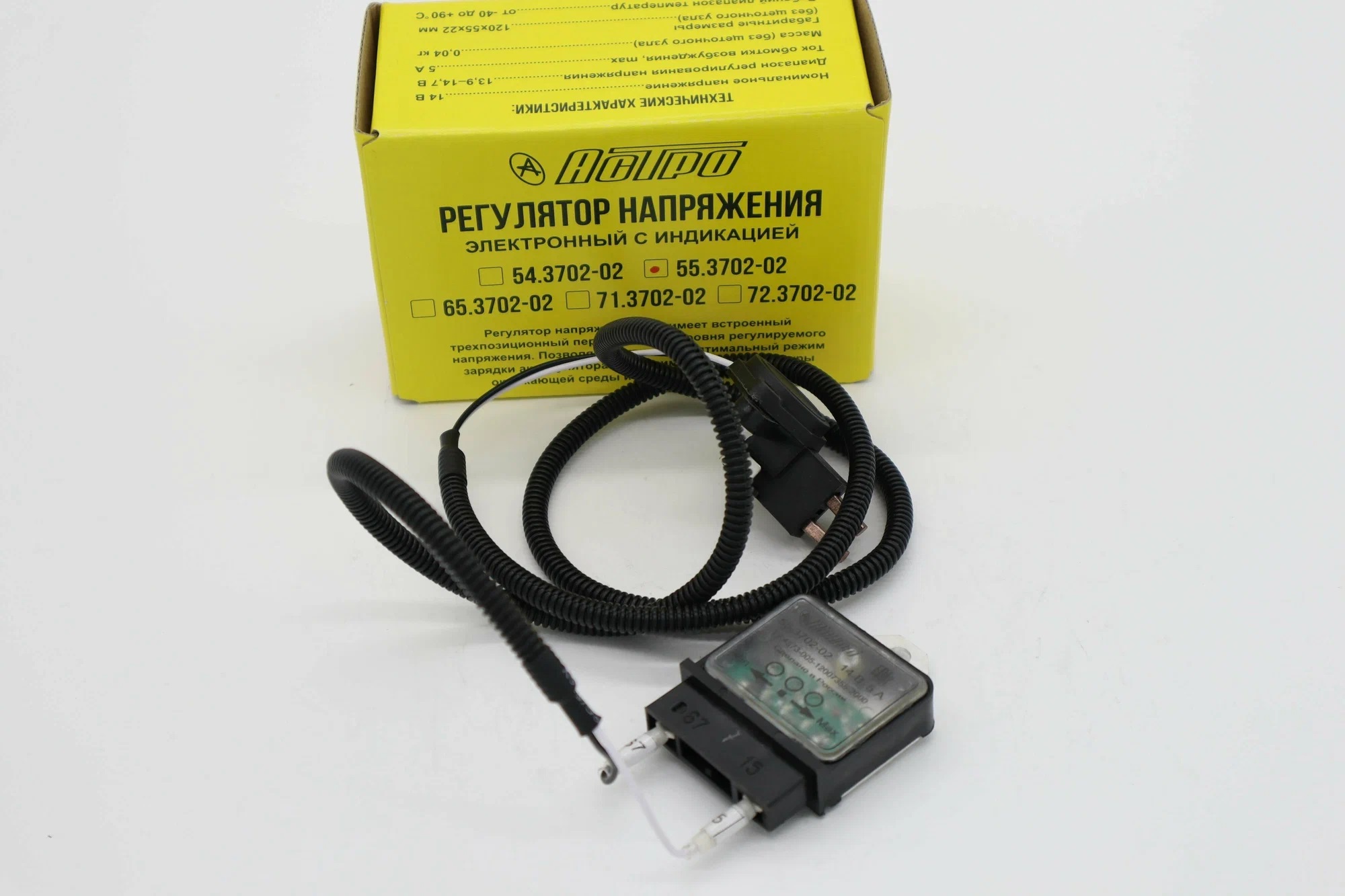 Реле (регулятор напряжения) с щет.уз. 2110,ГАЗ дв 406  АСТРО  трехуровневый