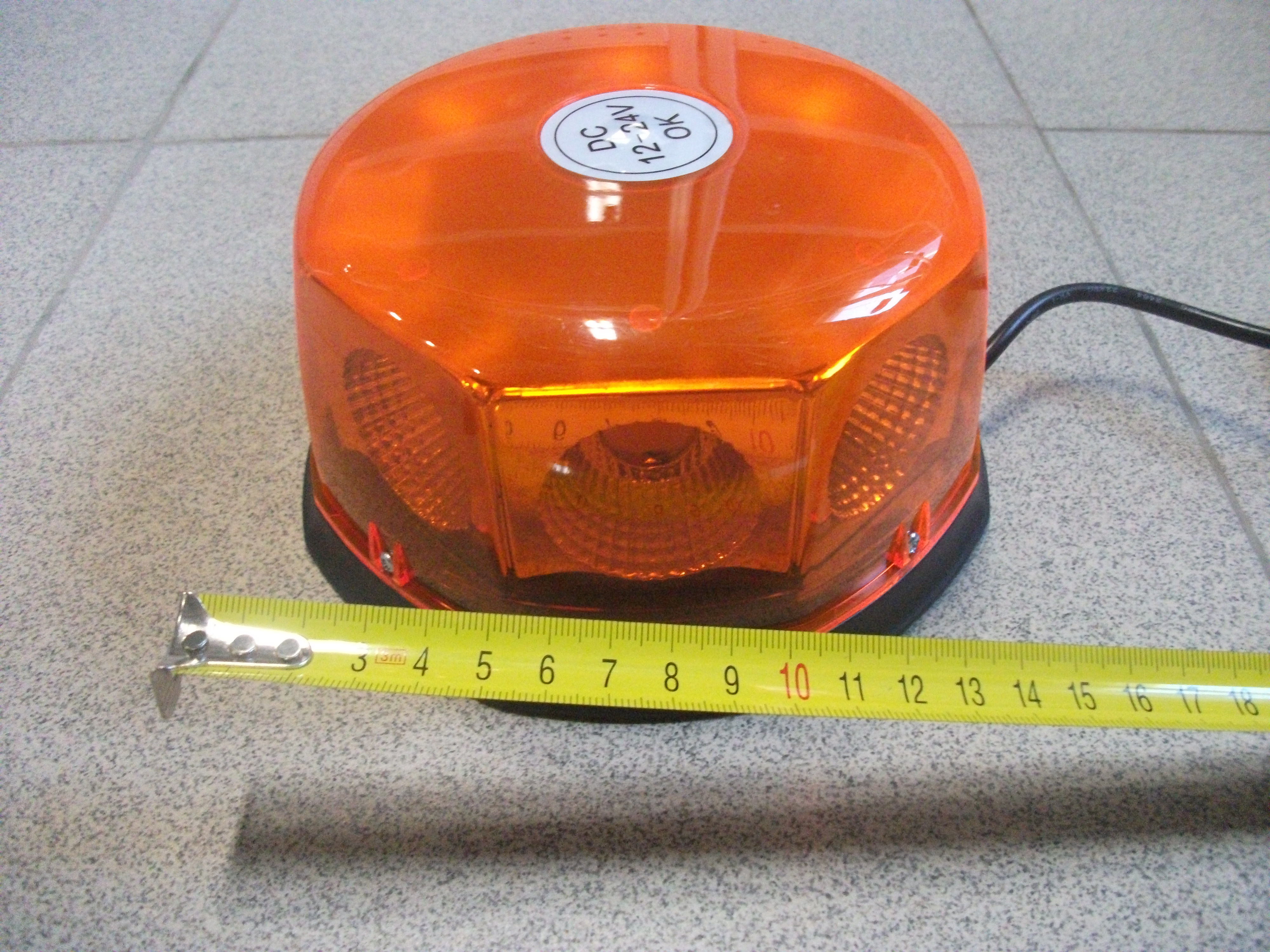 Маяк   Проблесковый  светодиодный  плоский  желтый    FBU-1310