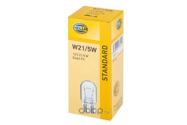 W21/5W 12V   Белая   Без Цоколя   HELLA