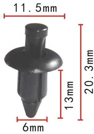 Клипса   C-0085    66824-01G00, 6682401G00, 01553-05313, 0155305313, 09409-06314-5PK, 09409063145PK,