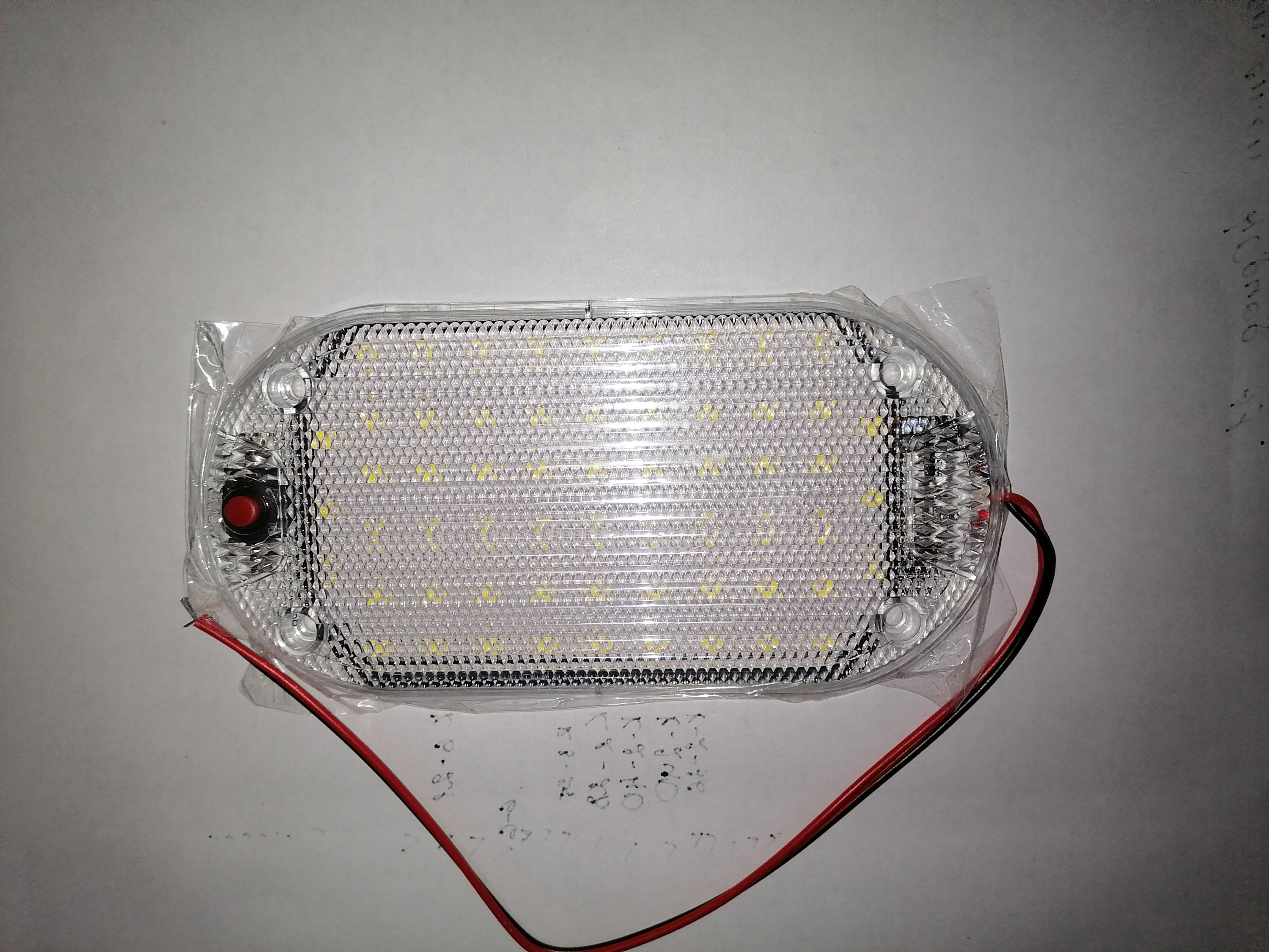 Плафон   Освещения    60 ДИОДНЫЙ   12V-85V с Выключателем  КА-3374, КА-60