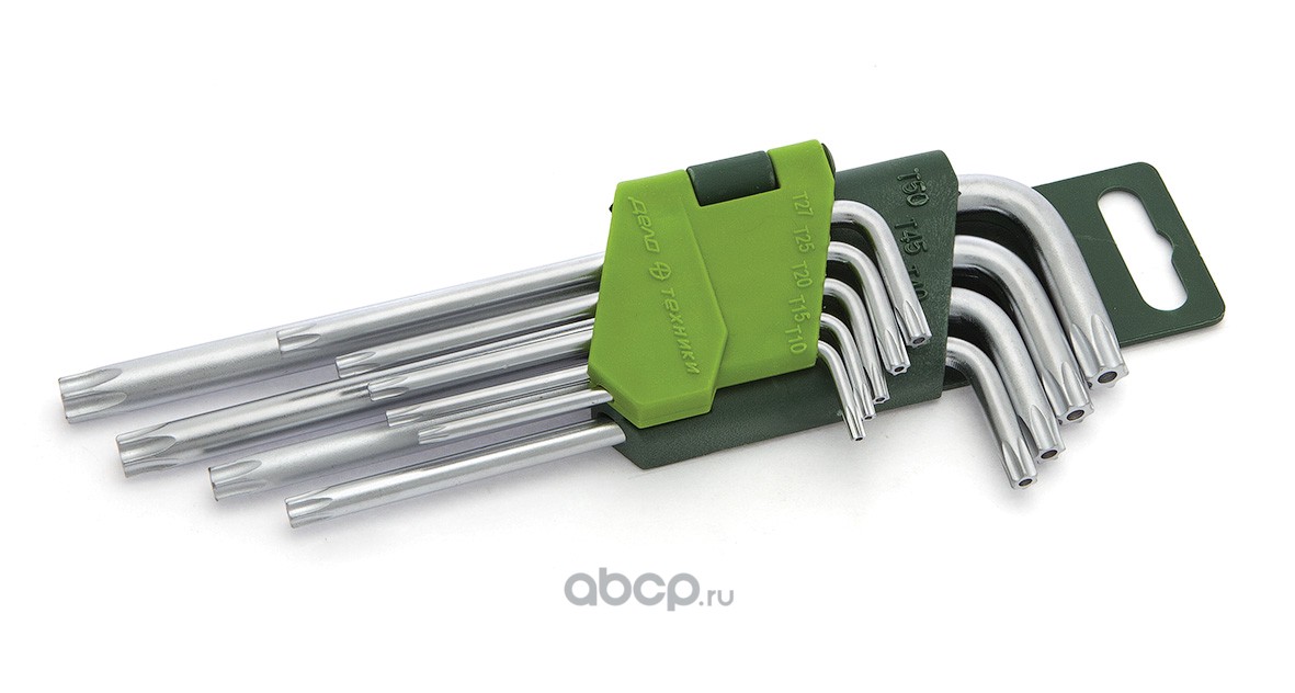 Набор  ключей  TORX 9шт. с отверстием 