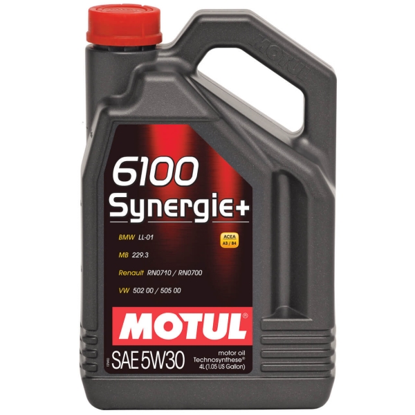 Масло моторное   MOTUL   6100 SYN-nergy   SAE 5W-30   синтетическое   4 л