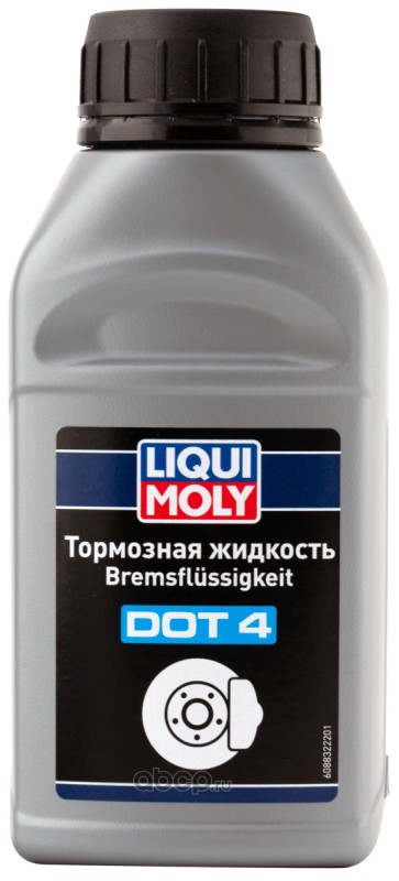 Тормозная жидкость "DOT-4" (250 гр.) LIQUI MOLY