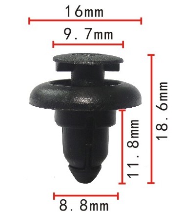 Клипса   C-0215    30008324, 09409-07325, 0940907325, 09409-07325-5PK, 09409073255PK