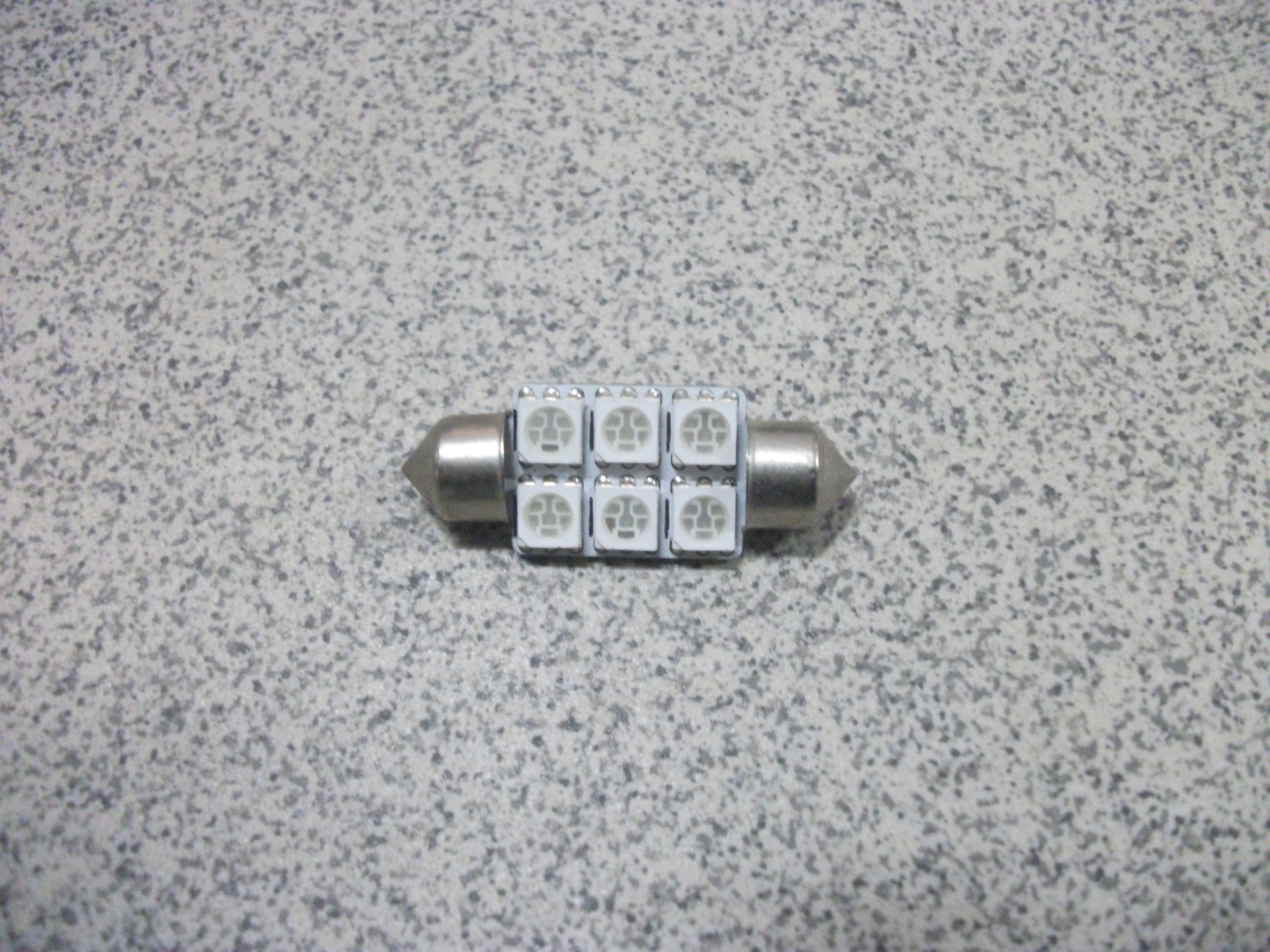 T11  Светодиод  салонный 36 мм   6 SMD/24SMD   синий