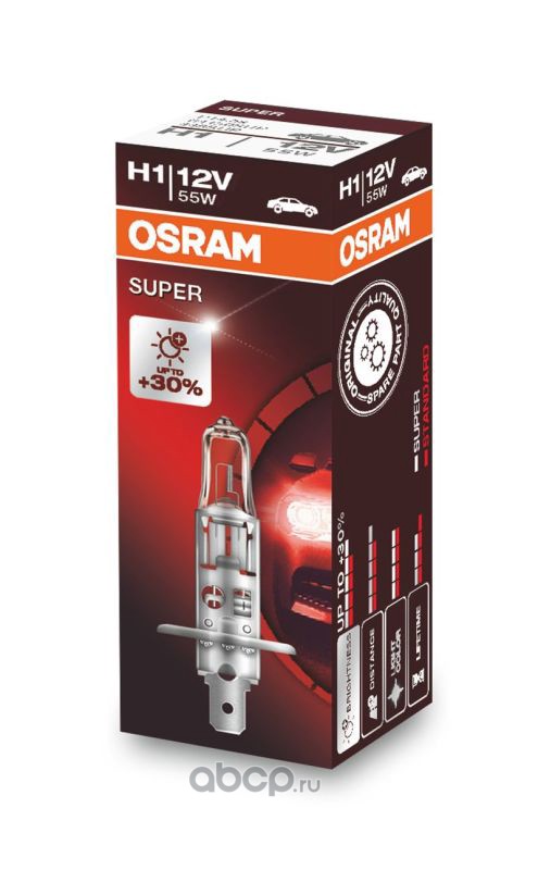 H1   12v 55w + 30%   OSRAM 