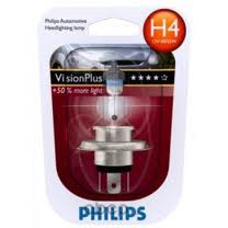 H4   12v 55/60w + 60%  PHILIPS      VisionPlus