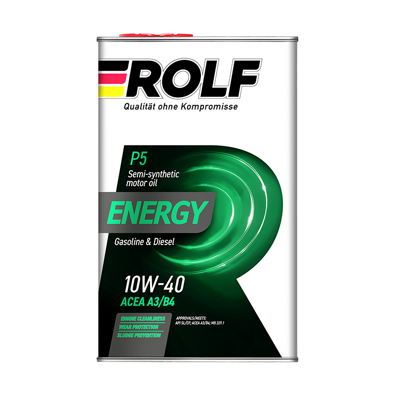 Масло моторное   ROLF ENERGY  SAE 10W-40  A3/B4  SL/CF   1 л   
