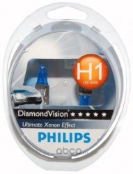 H1   12v 55w   PHILIPS      DiamondVision   DUOBOX  2 шт
