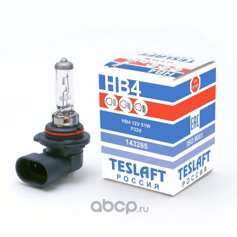 HB4  12v 55W   TESLAFT  1шт