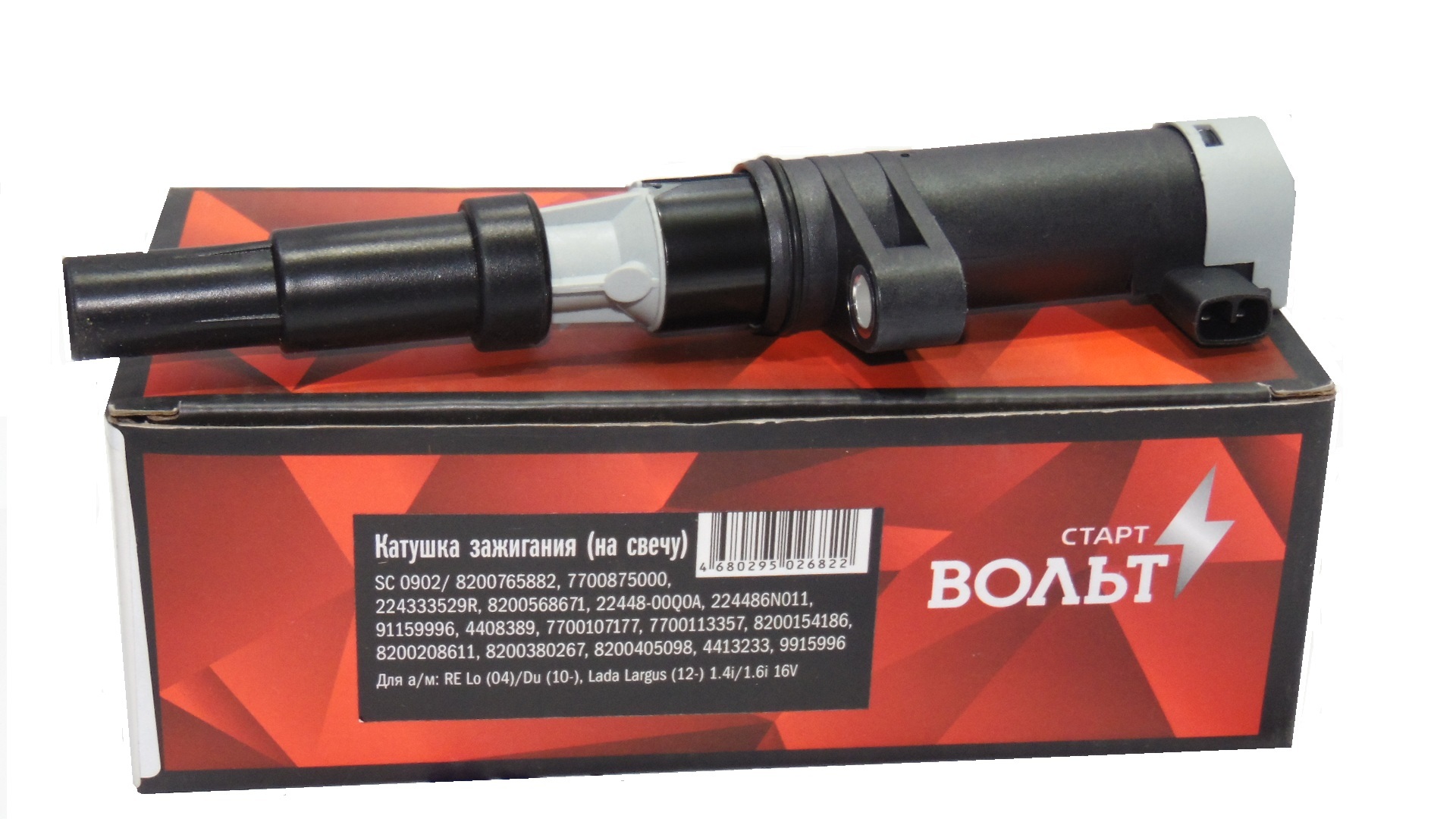Катушка   Зажигания   LARGUS, LOGAN, Almera 2   1,6  16кл   STARTVOLT
