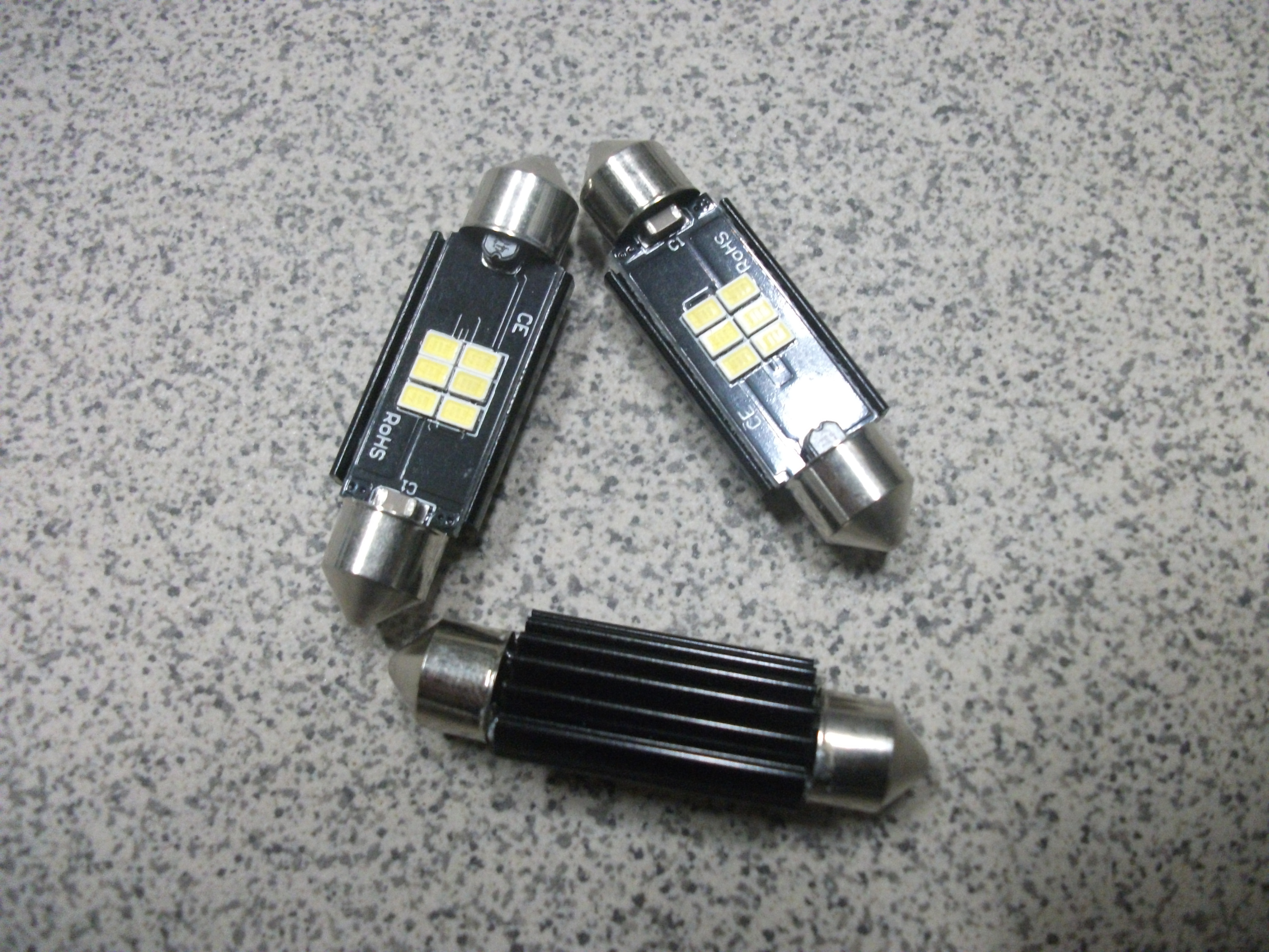 T11  Светодиод  салонный 41 мм   6 SMD  радиатор  