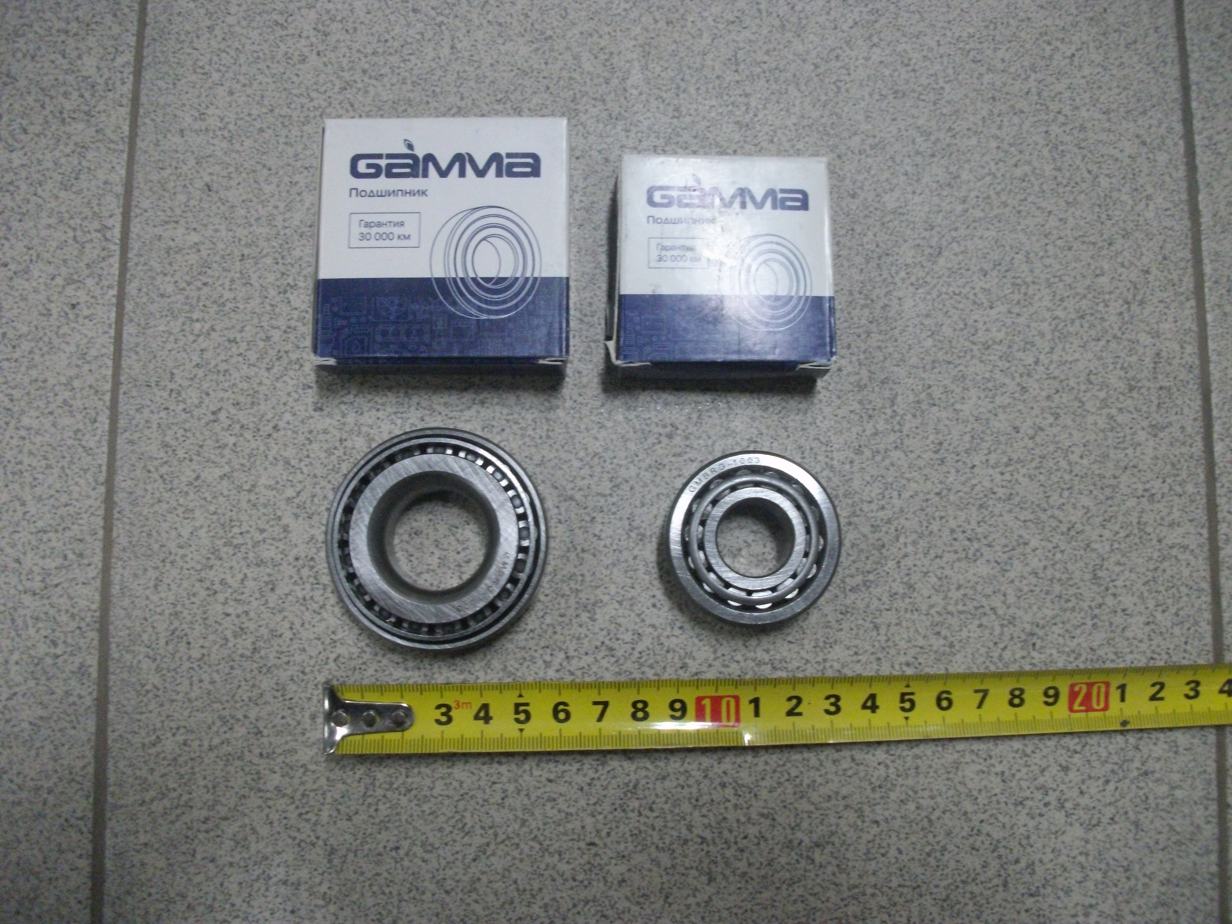 Подшипник  Перед  Ступицы  2101  Наружний+Внутренний  "GAMMA"