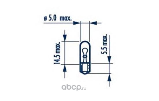 W1.2W   24V Без Цоколя Белая  микро