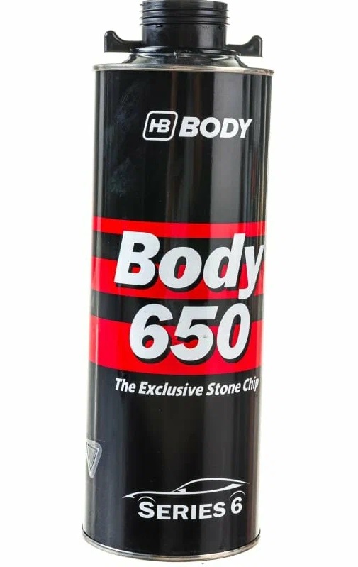 Антигравий BODY  650  PROLINE   черный ( 1000 мл.) под пистолет