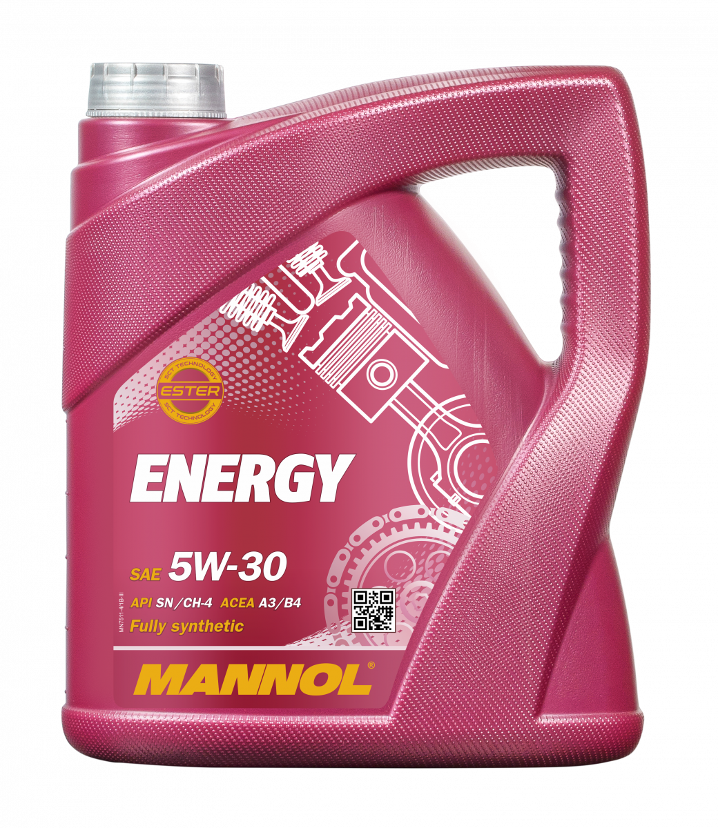 Масло моторное   MANNOL ENERGY  SAE 5W-30   синтетическое   4л 
