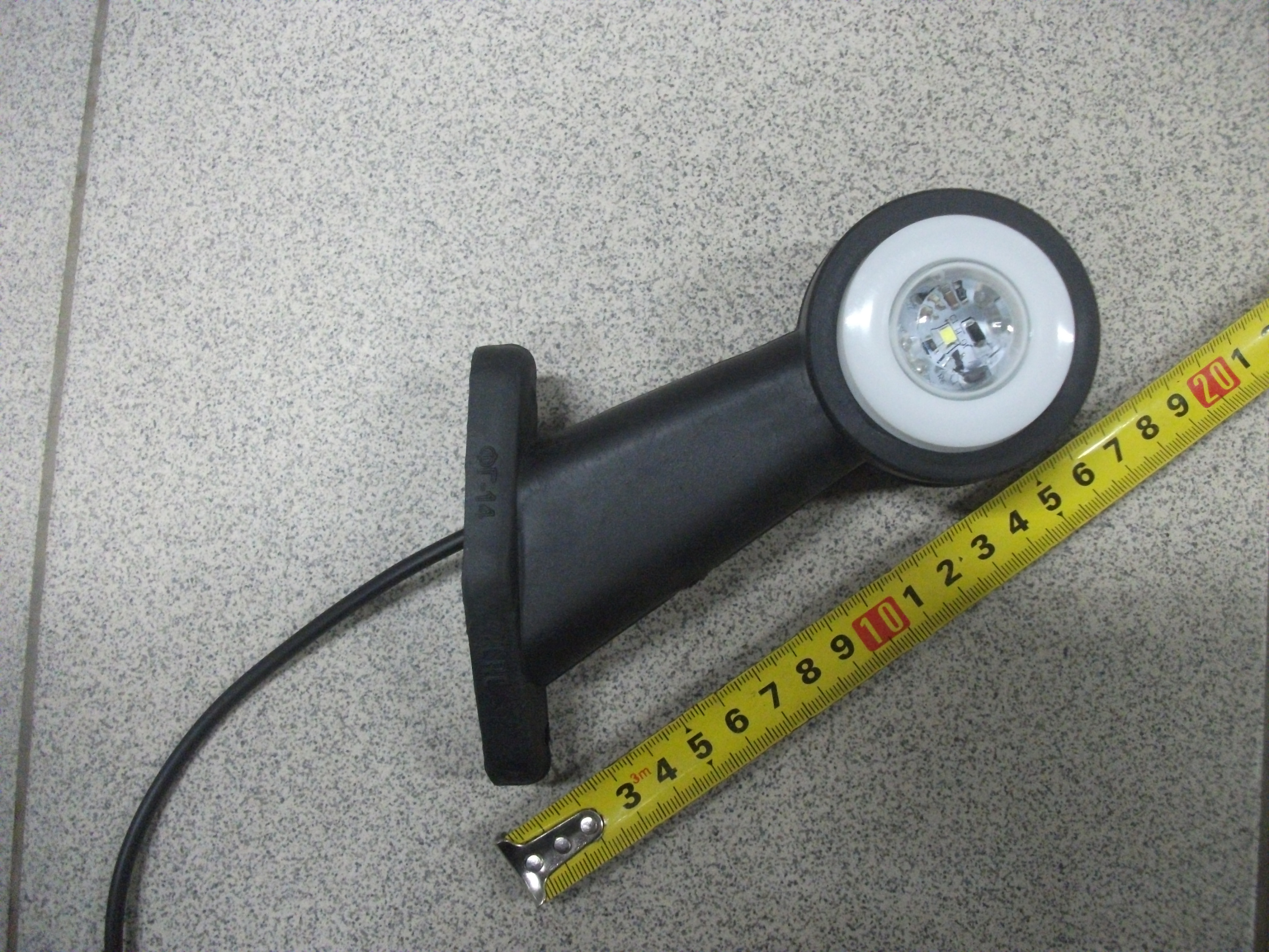 Фонарь   Габаритный   (РОЖКИ)    45'     ФГ-14LED-NEON красно\белый 12-24v