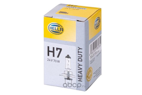 H7   24v 70w   HELLA  1шт