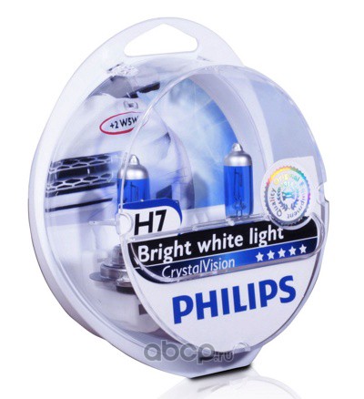 H7   12v 55w   PHILIPS      CrystalVision   DUOBOX