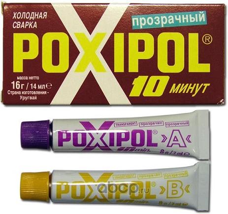 Поксипол   Poxipol   холодная   сварка   прозрачный .14мл