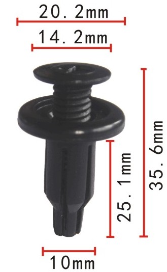 Клипса   C-0018    91502-SP0-003, 91502SP0003, 09409-09303, 0940909303, 94530624