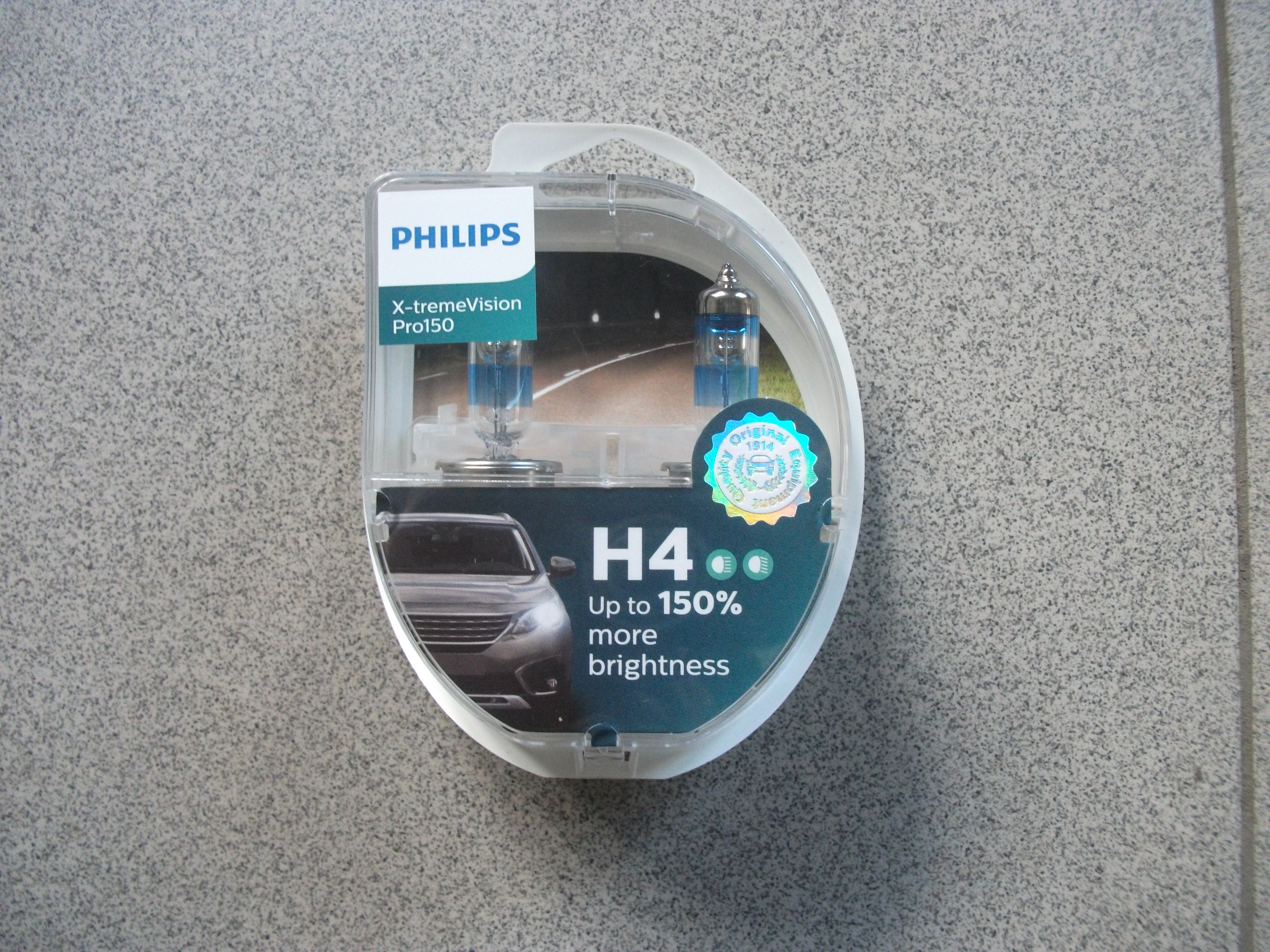 H4   12v 55/60w + 150%  PHILIPS      X-tremeVision pro 150