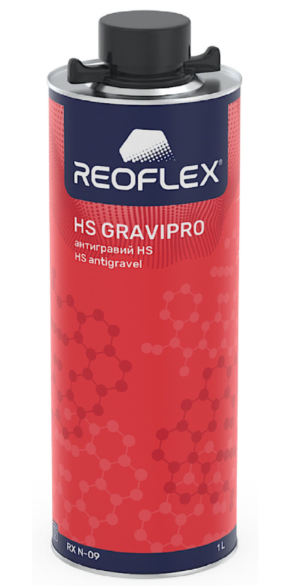 Антигравий REOFLEX HS   черный ( 1000 мл.) под пистолет