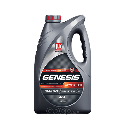 Масло моторное   ЛУКОЙЛ Genesis Armortech FD  5W30 4л синтетика