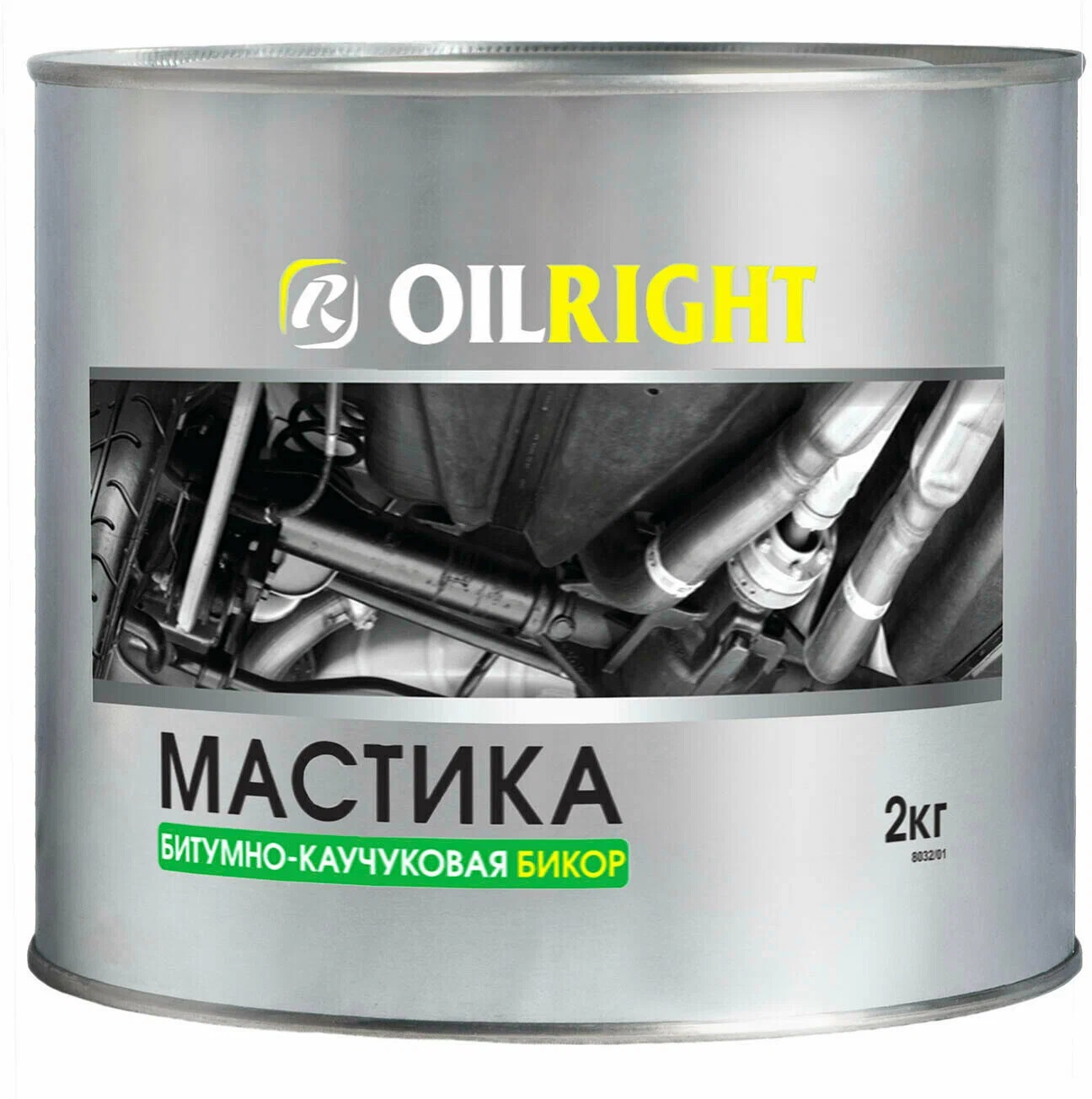 Мастика   БИКОР резино-каучуковая   2 кг   Oil-Right  жел. банка