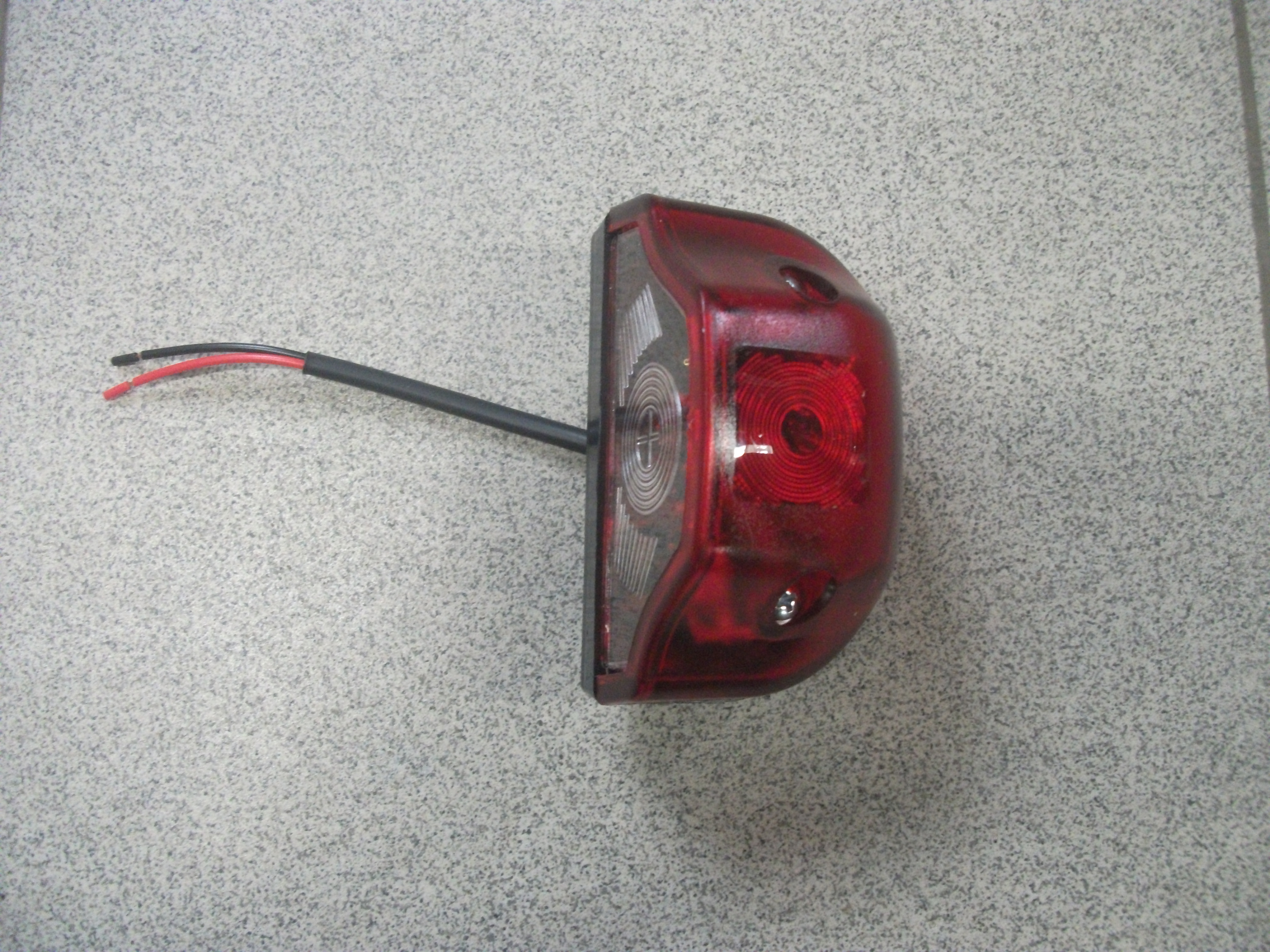 Фонарь  Подсветки  Номера  "ВОЛНА" (красный)   ПН2-0102   2 LED