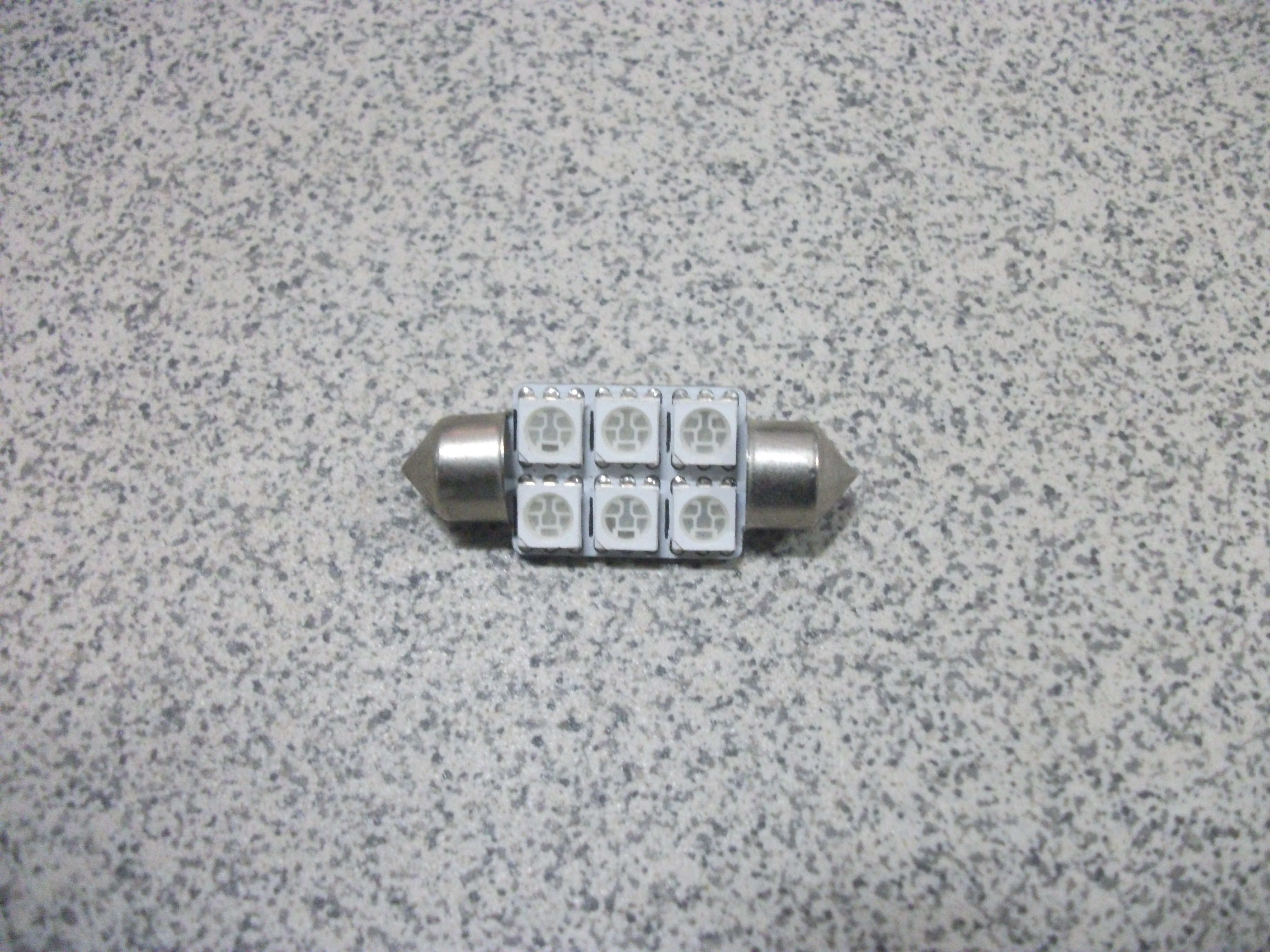 T11  Светодиод  салонный 36 мм   6 SMD/24SMD   синий