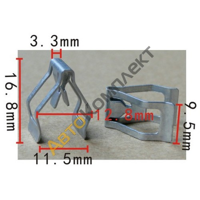 Скоба   Под  Саморез   VAG, VW, AUDI  1J0858137B   передней консоли