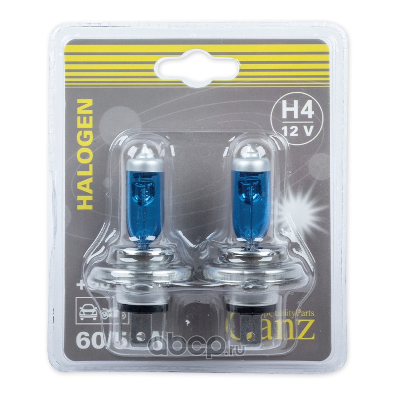 H4   12v 55/60w + 50%    GANZ