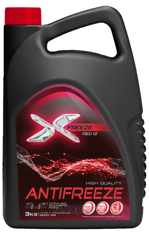 Антифриз X-FREEZE  красный 3кг   G12+