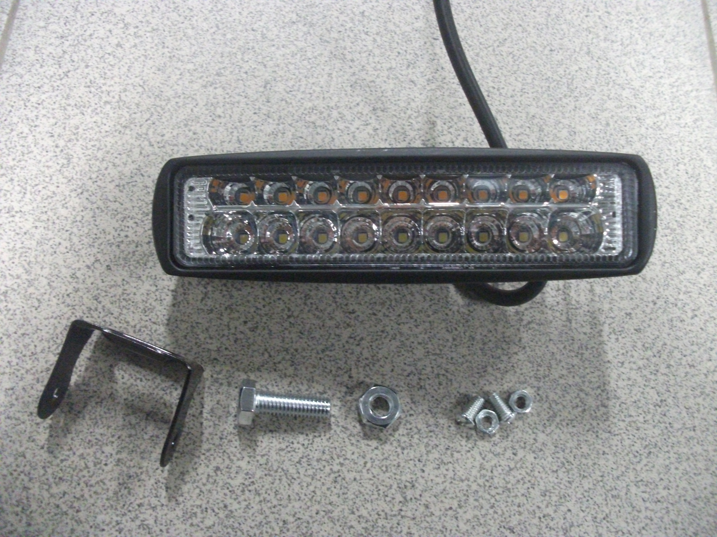 Универсальные дневные  ходовые огни 12v 54w  с поворотником JR-YZ-54W W+Y